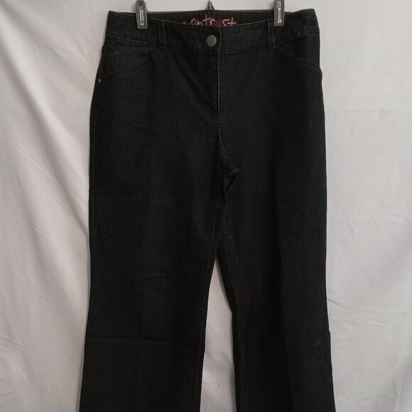 Contrast Denim Dress Pants Size 12 - Picture 1 of 4